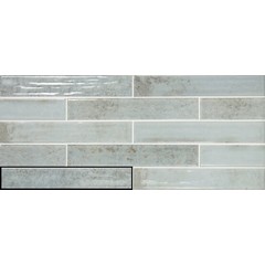 Moonstone teal 5x30 cm fényes fali csempe