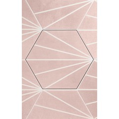 Sunny rose quartz 23x26 cm matt padlólap