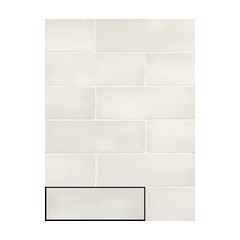 Ispal snow 6,5x20 cm matt fali csempe